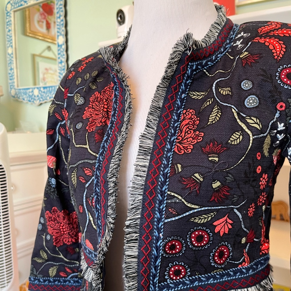 Loft Cropped Blazer - image 2